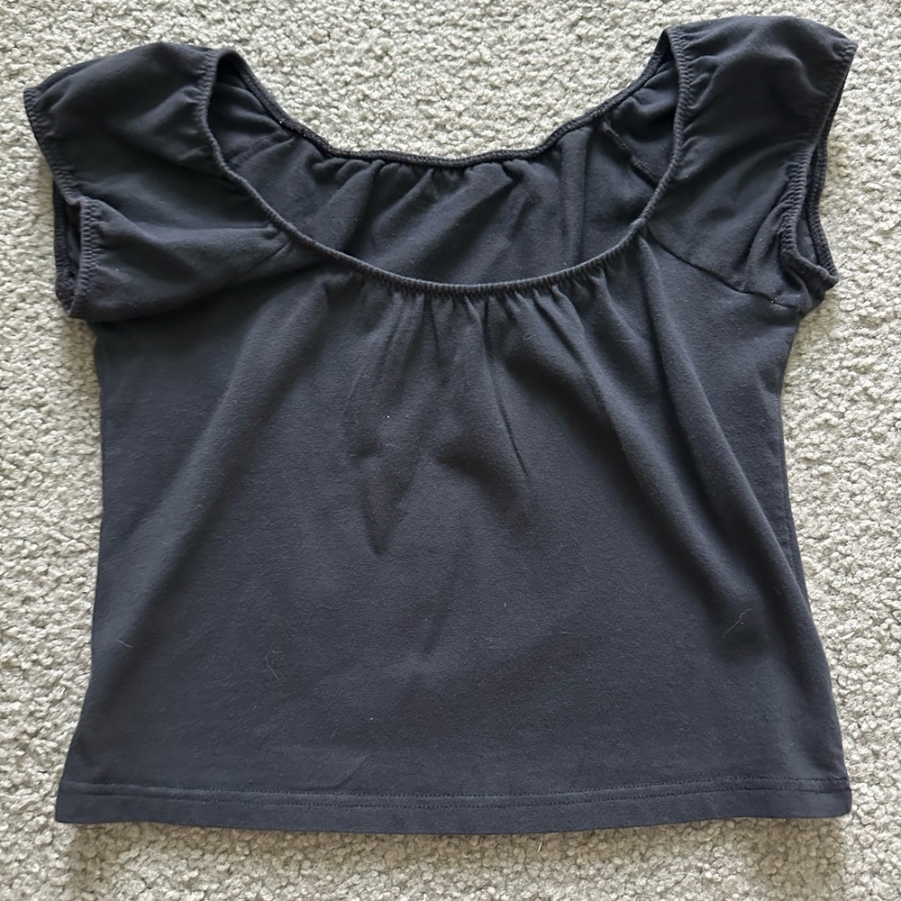 Brandy Melville Black Short Sleeve Top